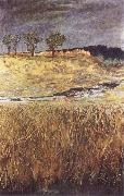Max Klinger Landscape at the Unstrut oil painting reproduction
